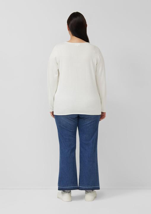 Produktbild s.Oliver Strickpullover Strickpullover aus Baumwoll-Viskose-Mix (50)