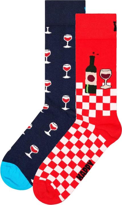 Produktbild Happy Socks 2-Pack Wine Gift Set (2er Pack, 41 - 46)