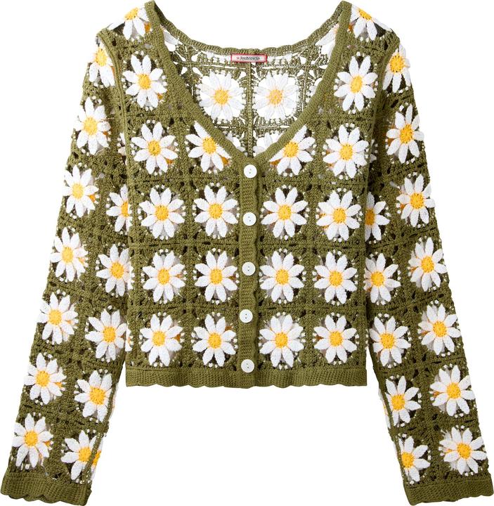 Produktbild Joe Browns Daisy Crochet Cardigan with Button-Through Front (M)