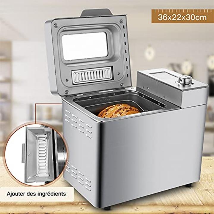 Produktbild Coocheer Intelligente Automatische Broodbakmaschine mit 25 Programmen und grosser Kapazität