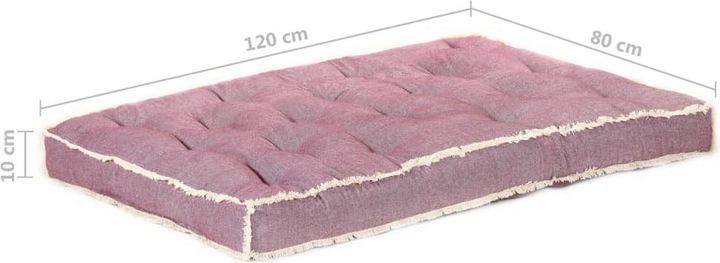 Actual product image VidaXL Bolton (120 x 80 x 10 cm)