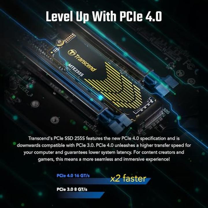 Image du produit Transcend MTE255S (2000 Go, M.2 2280)