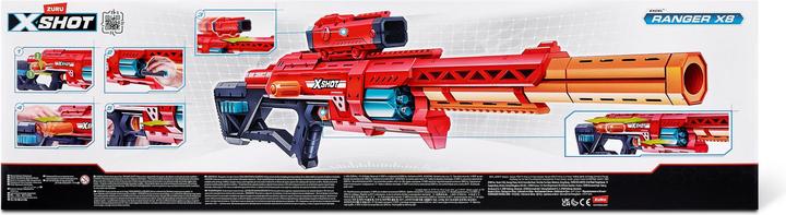 Actual product image Zuru Excel Ranger X8 Blaster (24 Darts)