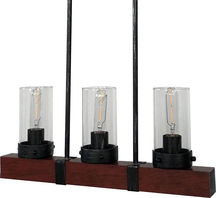 Immagine prodotto DKD Home Decor Lampada da soffitto Crystal Black Brown Aluminium (50 x 8 x 21 cm)