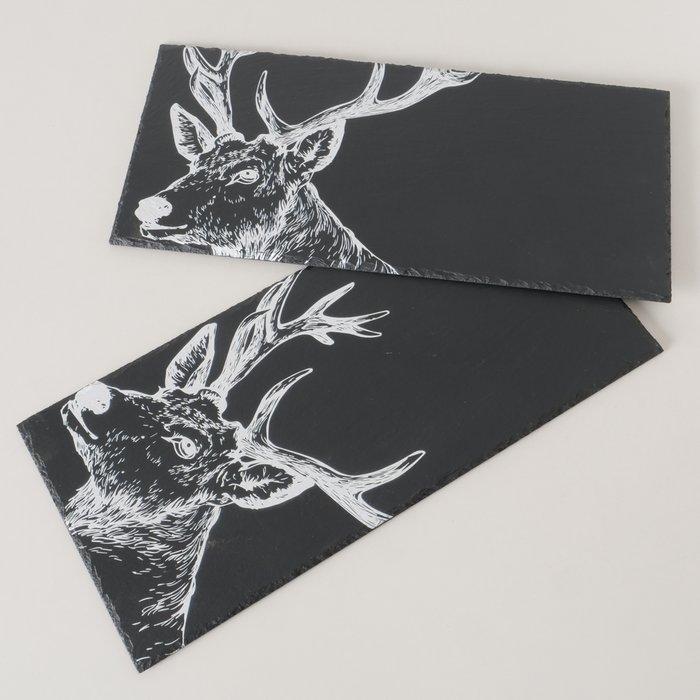 Actual product image Boltze Home Moritz serving board slate black 48cm assorted (1 piece)