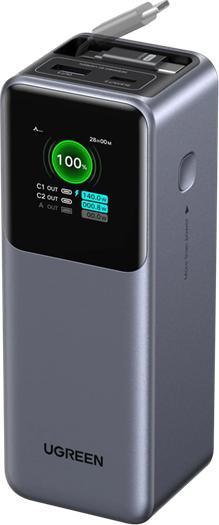 Actual product image Ugreen Nexode with retractable cable (20000 mAh, 165 W, 72 Wh)