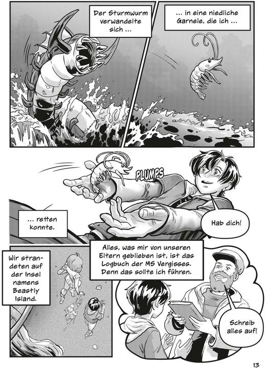 Produktbild School of Beastly Island - Band 2 - Gerettet (Deutsch, Christian Tielmann, Javier S. Aranda, 2025)