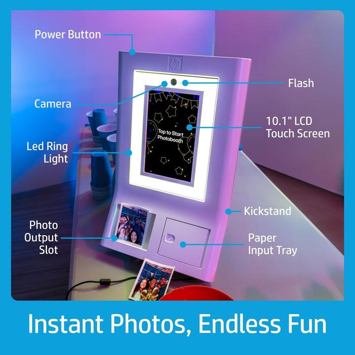 Actual product image HP Sprocket Photobooth