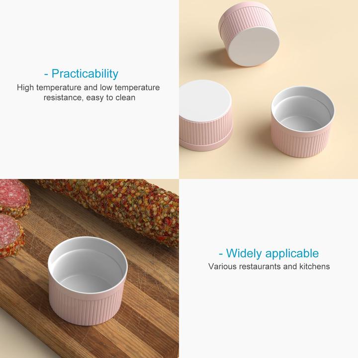 Immagine prodotto Intirilife Set di 6 stampi per soufflé e casseruole