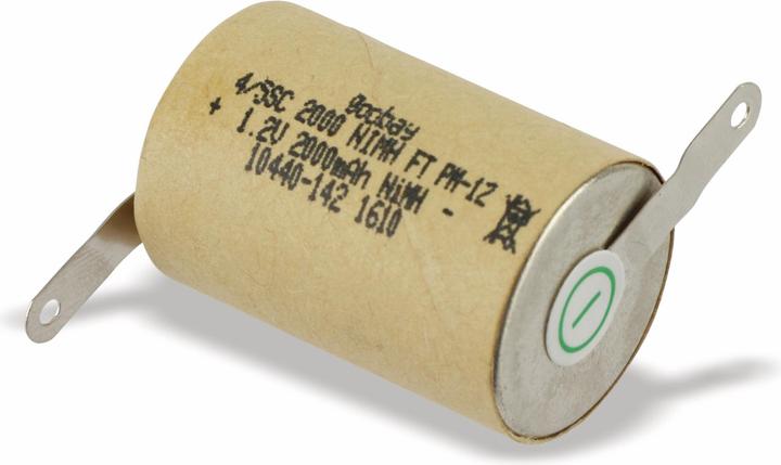 Produktbild Goobay 4/5 Sub-C, 2000 mAh, Lötfahne (Z) (1 Stk., Sub-C, 2000 mAh)