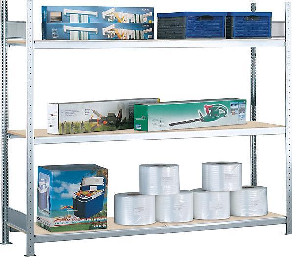Actual product image Schulte Lagertechnik Wide span rack, with chipboard, height 2000 mm