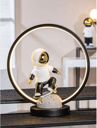 Actual product image Gilde Sculpture and LED light Astronaut