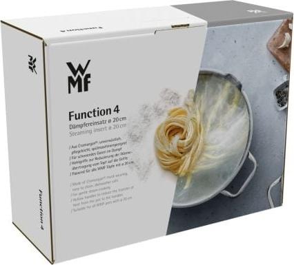 Produktbild WMF Gemüse-/ Kartoffeldämpfer Dampfgarer Einsatz 20cm Function 4 Edelstahl (20 cm, Metall)