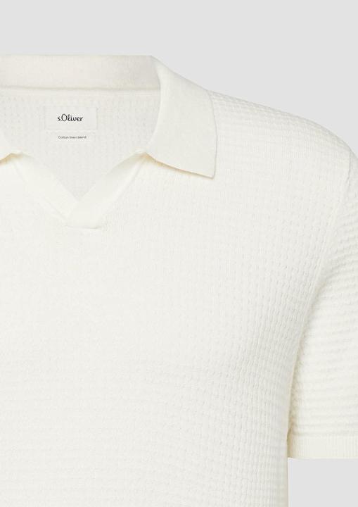 Image du produit s.Oliver Strickpullover aus Baumwoll-Leinen-Mix (M)