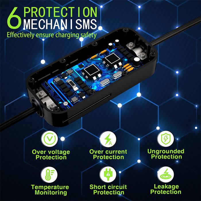 Image du produit Qoltec 52470 (Type 2, 3.50 kW, 16 A, CEE 7/7)