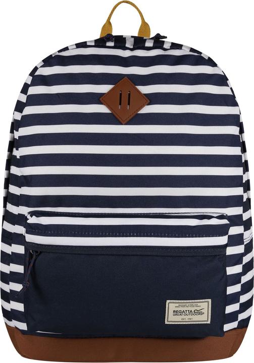 Navy blue striped
