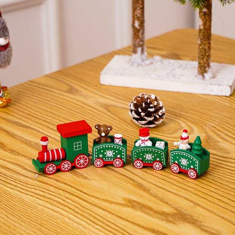Cover-Discount, Weihnachtsdeko, Christmas Train Weihnachtsdeko grün