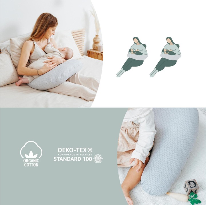 Actual product image Babymoov B.LOVE FEEDING PILLOW Mineral Grey (50 cm)