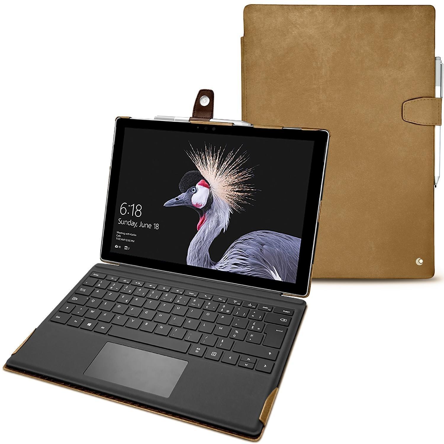 Thumbnail - Noreve Lederschutzhülle (12.30", Microsoft), Notebooktasche, Braun
