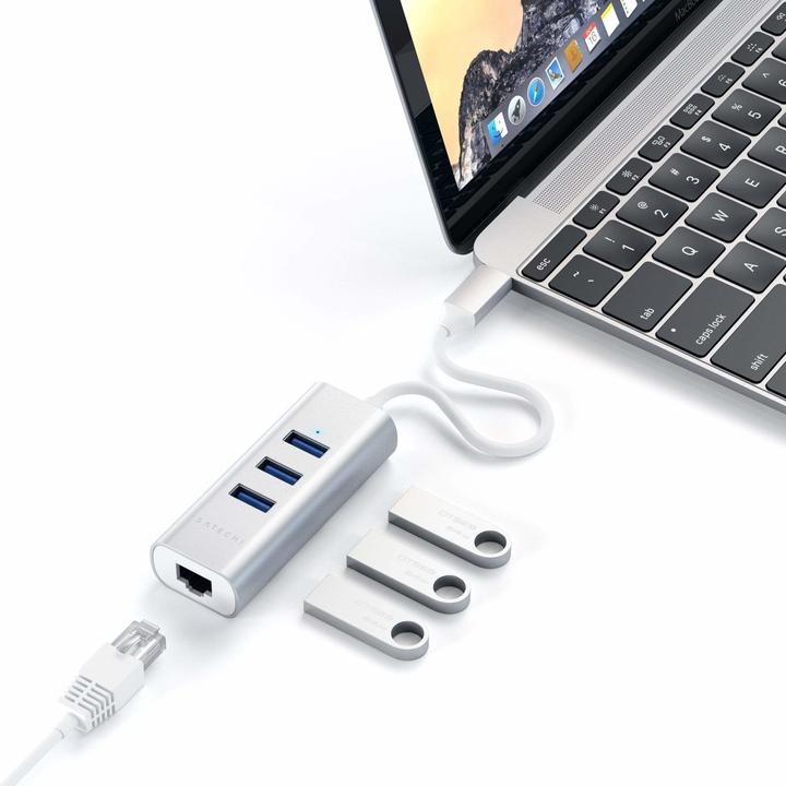 Image du produit Satechi Aluminium USB-C Hub (USB-C, 4 Ports)