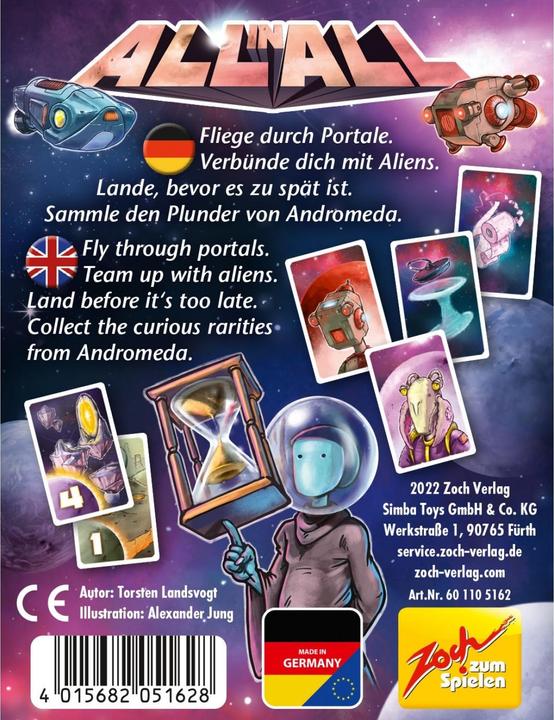 Produktbild Zoch All in All (Deutsch, 3 - 6 Spieler)