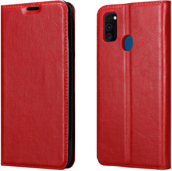 Actual product image Cadorabo Book Invisible Magnet Cover (Samsung Galaxy M30s, Samsung Galaxy M21)
