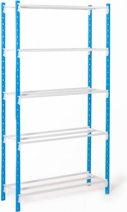 Actual product image Manorga Plug-in shelving, 5 mesh shelves, basic bay, load capacity 230 kg/shelf, WxDxH 1000x600x2000 mm