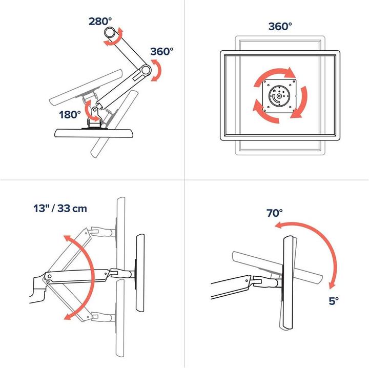 Actual product image Ergotron LX Dual (Table, 27", 9 kg)