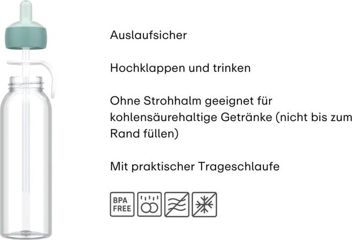 Actual product image Mepal Campus 2025 Wasserflasche Flip-Up (0.50 l)