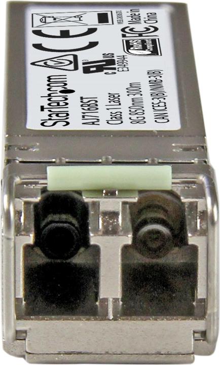 Actual product image StarTech 8 Gb Fibre Channel Short Wave B-series SFP+ - HP AJ716B compatible - SFP+ short wave transceiver