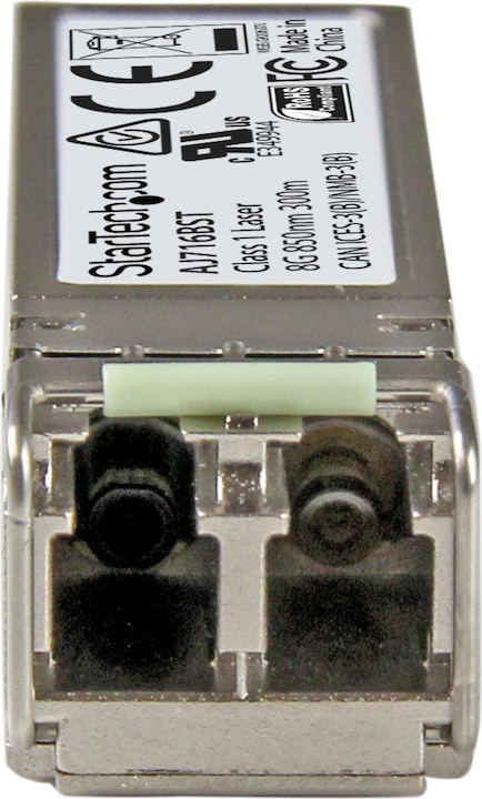Produktbild StarTech 8 Gb Fibre Channel Short Wave B-series SFP+ - HP AJ716B kompatibel - SFP+ Kurzwellentransceiver -...