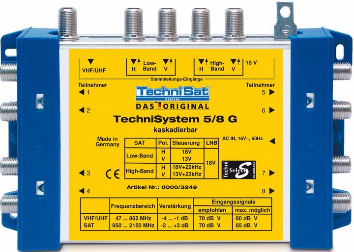 Produktbild TechniSat TechniSystem 5/8 G2 (Multischalter)