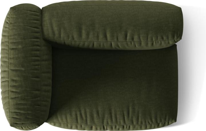 Image du produit Micadoni Chauffeuse Gauche, "Martina", 1 Place, 121x106x75 Fabriqué en Europe (Canapé modulaire, 1 place)