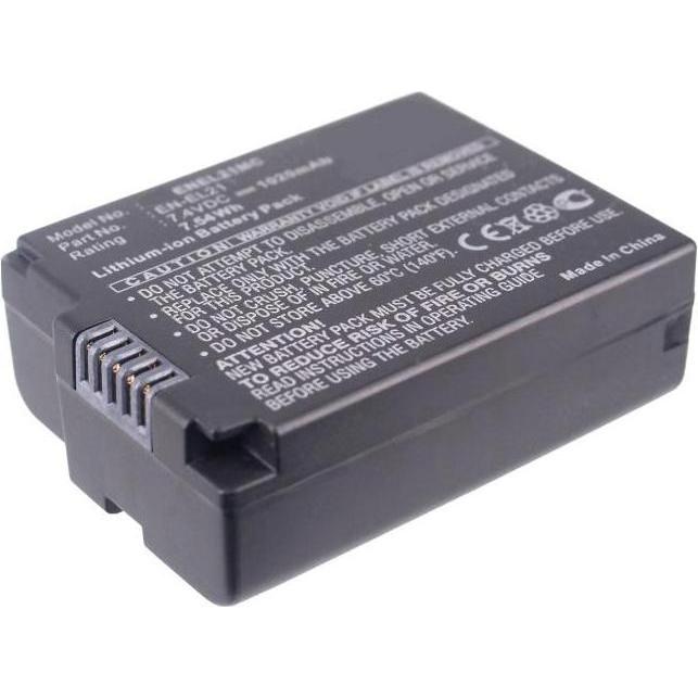 CoreParts Camera Battery for Nikon (Akku), Kamera Stromversorgung, Schwarz