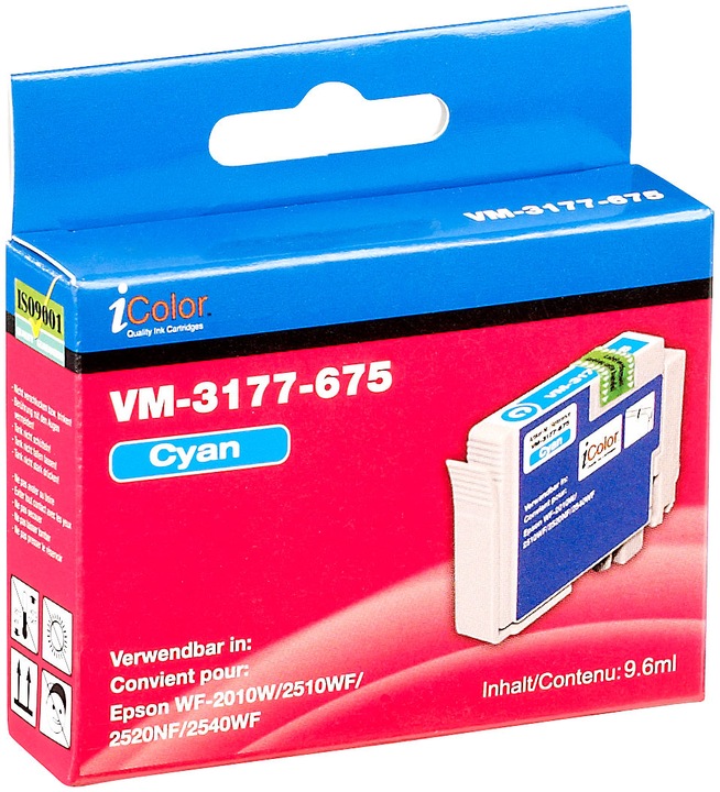 IColor Patrone für Epson (ersetzt T1631 T1632 T1633 T1634 T1635/ 16XL) (C)