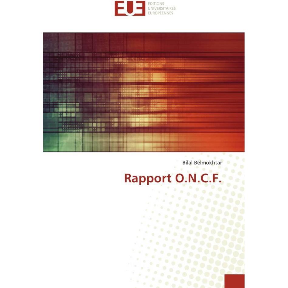Thumbnail - Rapport O.N.C.F., Fachbücher von Bilal Belmokhtar