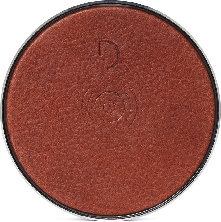 Produktbild Decoded Qi Charging Ladepad für iPhones/Smartphones Cinnamon Brown (10 W)