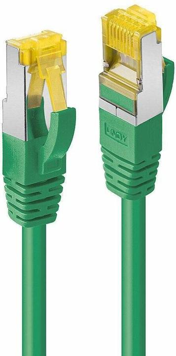 Actual product image Lindy 1.5m RJ45 S/FTP LSZH Cable, Green Cat.6A S/FTP TPE Cable (S/FTP, CAT6a, 1.50 m)