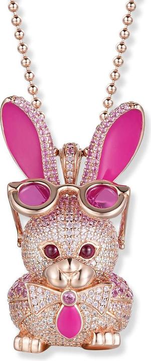 Actual product image Seinerzeit Ms. Roxy bunny pendant (Silver 925, Enamel)