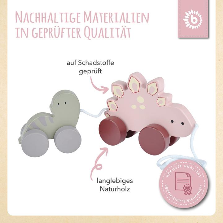 Produktbild Bieco Nachziehtier 'Dinos'