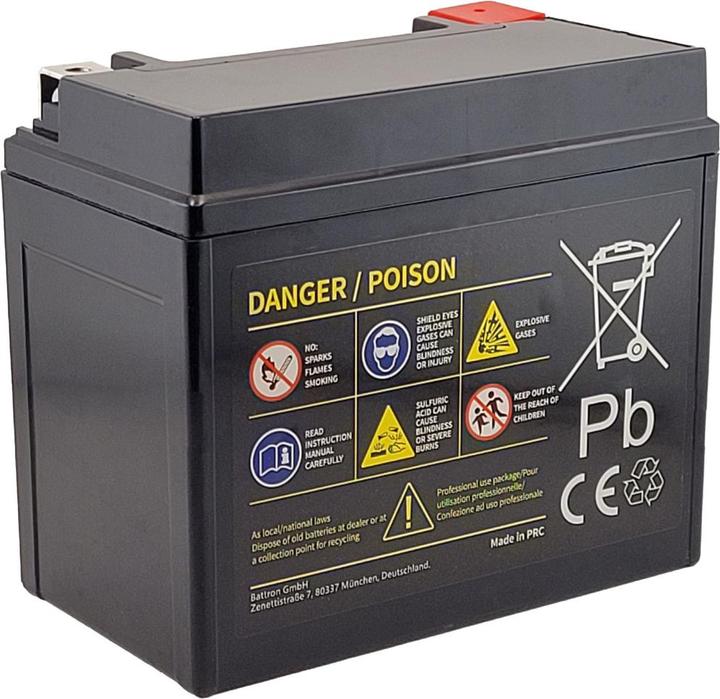 Image du produit Acconic Sportivo AGM YTX12-BS Batterie moto 12Ah 12V (DIN 51012) (12 V, 12 Ah)