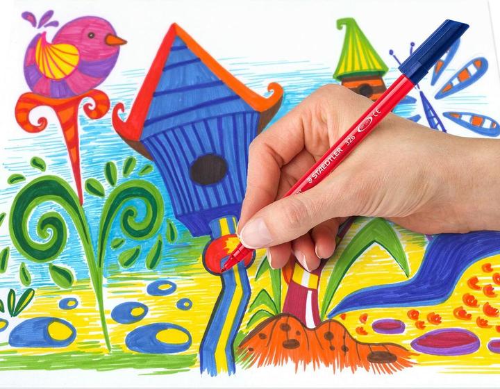 Image du produit Staedtler Feutres Noris Club Rouge (10 pièces) (Rouge, 10 x)