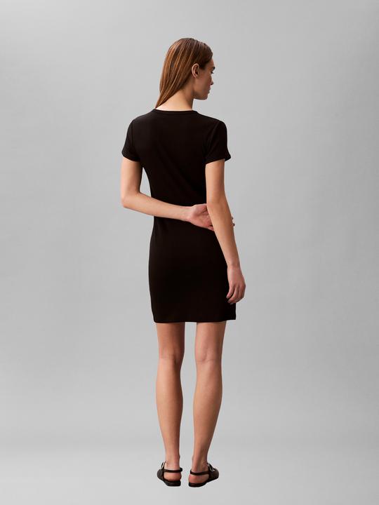 Image du produit Calvin Klein Robe Mini Bébé Côtes Monologo (S)
