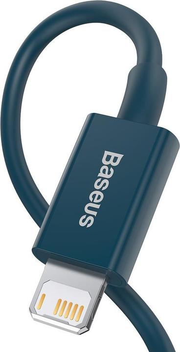 Actual product image Baseus Superior Series Cable USB to iP 2.4A 2m (blue) (2 m, USB 2.0)