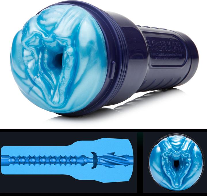Actual product image Fleshlight Alien Blau