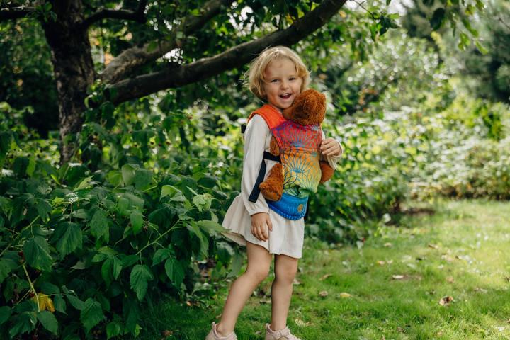 Image du produit Lennylamb Porte-bébé pour poupée - Rainbow Lotus