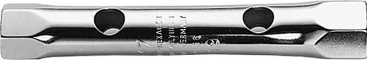 Actual product image Bahco Tubular double socket spanner, 12 mm × 13 mm, chrome-plated, 137 mm