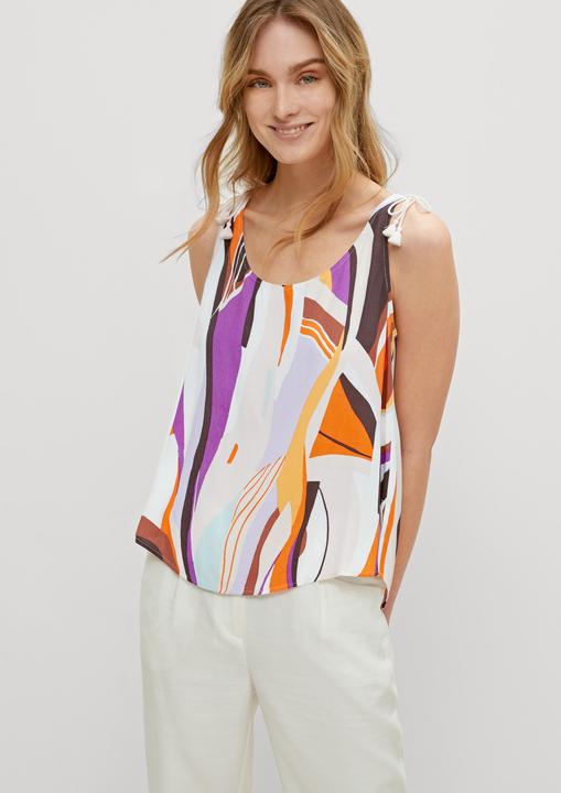 Produktbild Comma Top mit abstraktem Allover-Muster (40)