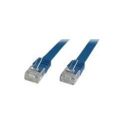 Thumbnail - MicroConnect U/UTP CAT6 2M Blue Flat (U/UTP, CAT6, 2 m), Netzwerkkabel