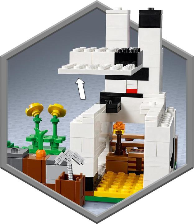Actual product image LEGO The rabbit ranch (21181, LEGO Minecraft)